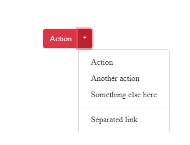 bootstrap 4 button with dropdown