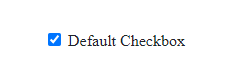 bootstrap 4 default checkbox