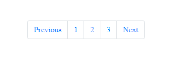 bootstrap 4 simple pagination