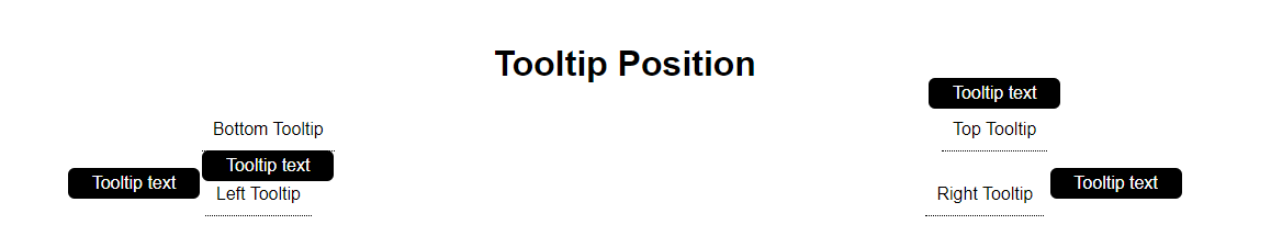 interactive tooltip positions